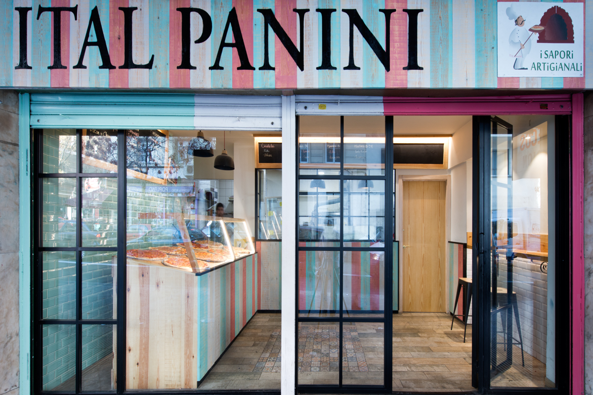 Aima Estudio arquitectura diseño interior restaurante pizzería ital panini