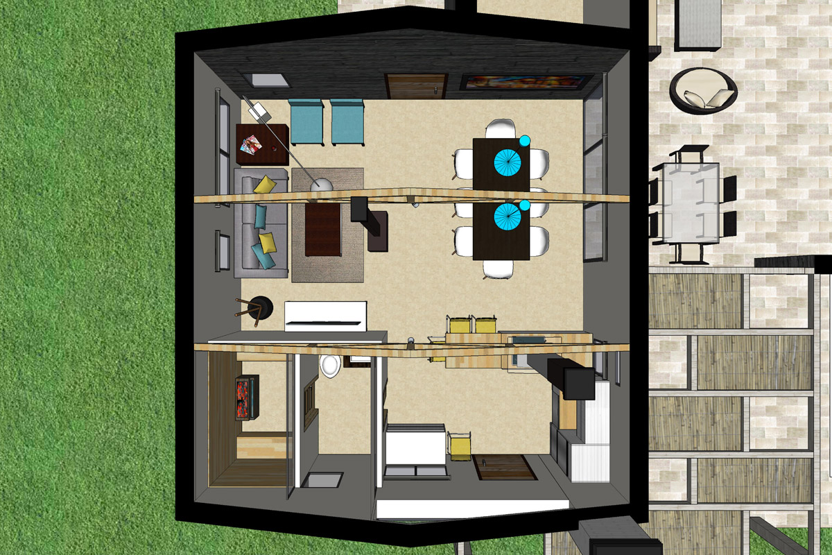 Aima Estudio arquitectos proyecto vivienda unifamiliar casa diseño porche