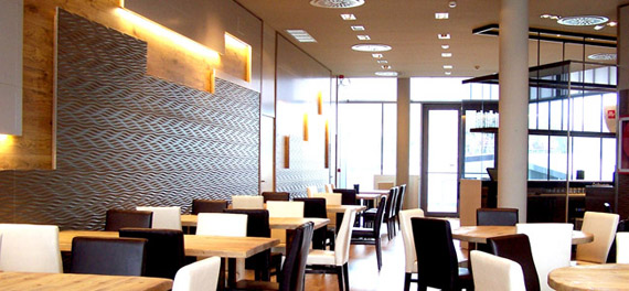 Diseño locales comerciales restaurantes decoración El Goloso Aima Estudio