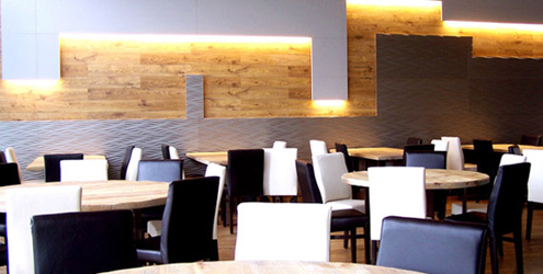 Diseño locales comerciales restaurantes decoración El Goloso Aima Estudio