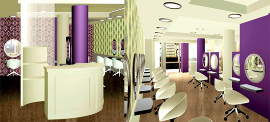 Diseño locales comerciales peluquerías alcorcon Aima Estudio
